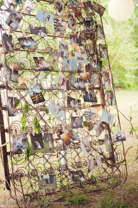 Capitol Inspiration DIY Hanging Pictures Wedding Decor