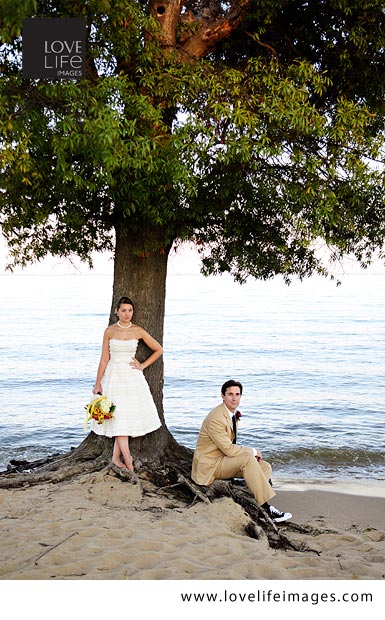 Real Maryland Wedding Offbeat Unique Groom Sneakers Bride Tea Length Dress