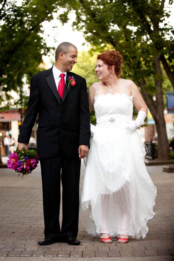 virginia bright color wedding