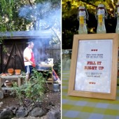 backyard bbq wedding inspiration