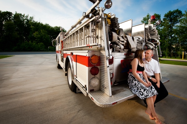 Firehouse Engagement Session Maryland Wedding Photographer (4)