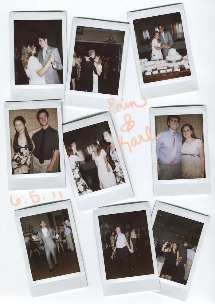  to take Polaroid portraits to include in the wedding guest book