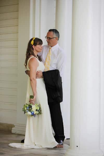 Chevy Chase Offbeat Maryland Wedding Blue Yellow (9)