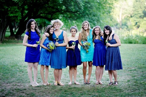 Chevy Chase Offbeat Maryland Wedding Blue Yellow (16)