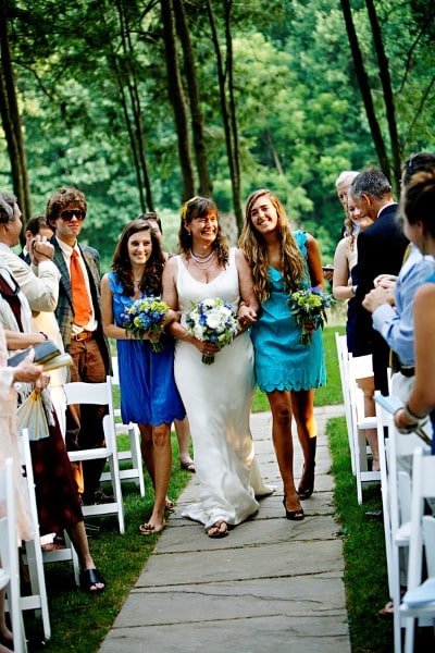 Chevy Chase Offbeat Maryland Wedding Blue Yellow (19)