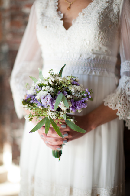 Learn how to make your own DIY Wedding Bouquet featured in our Rustic Bridal