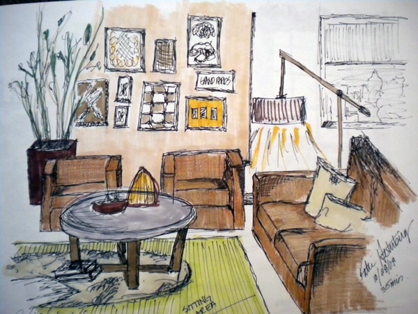 Living Room personalized interior design northern va DC unique wedding gift