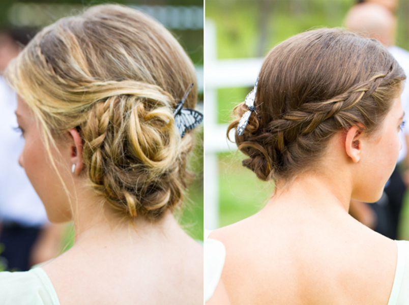 LOVE these modern bridesmaids hairstyles with braids