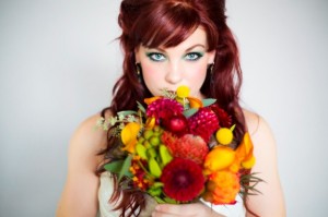 baltimore md graffiti warehouse wedding portraits punk rock wedding style (8)