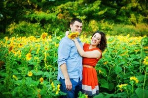 potomac maryland weddings engagement photographer sunflower field pictures (5)