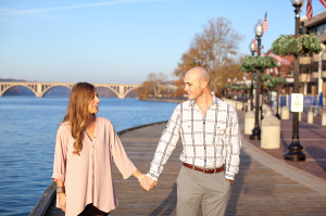 fashionable georgetown washington dc engagement pictures (1)