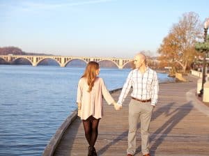 fashionable georgetown washington dc engagement pictures (5)