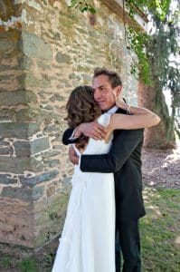 green nature inspired modern maryland wedding tent stones ferns (11)