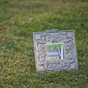 green nature inspired modern maryland wedding tent stones ferns (15)