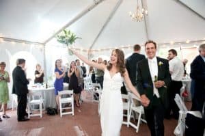 green nature inspired modern maryland wedding tent stones ferns (23)