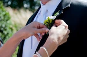 green nature inspired modern maryland wedding tent stones ferns (6)