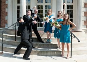 same sex maryland wedding offbeat orange teal pictures (9)