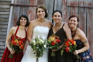 eclectic upcycled green maryland wedding DIY offbeat blog (17)