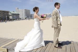 ocean city maryland beach wedding theme blog hot pink (5)