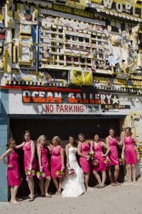 ocean city maryland beach wedding theme blog hot pink (9)