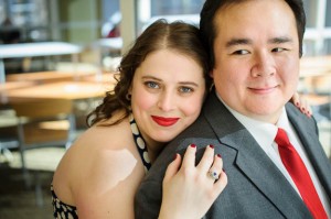 intimate & offbeat courthouse wedding in maryland bride polka dot dress (13)