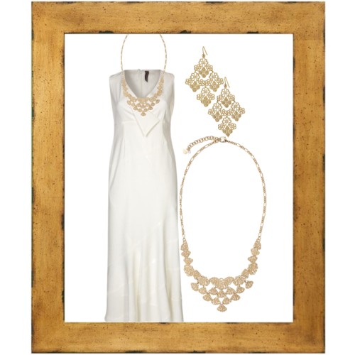 lace gold bride statement jewelry bridesmaids modern 