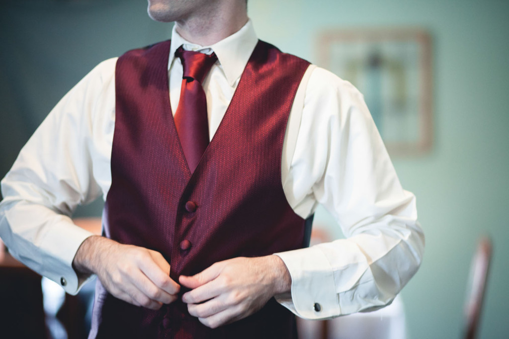 burgundy vest groomsman outfit