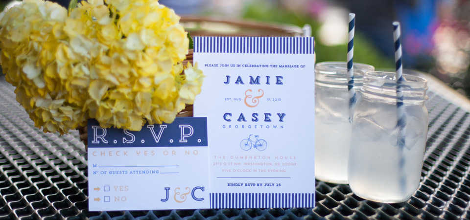 custom wedding invitations giveaway DC MD VA