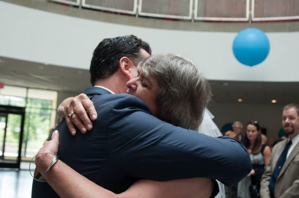 offbeat dc wedding ceremony katzen arts center