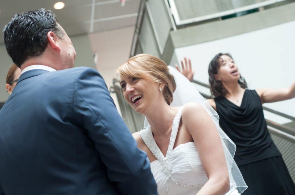 offbeat dc wedding ceremony katzen arts center