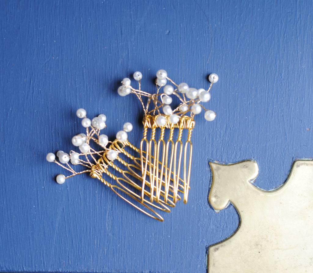 CR DIY combs blue and brass