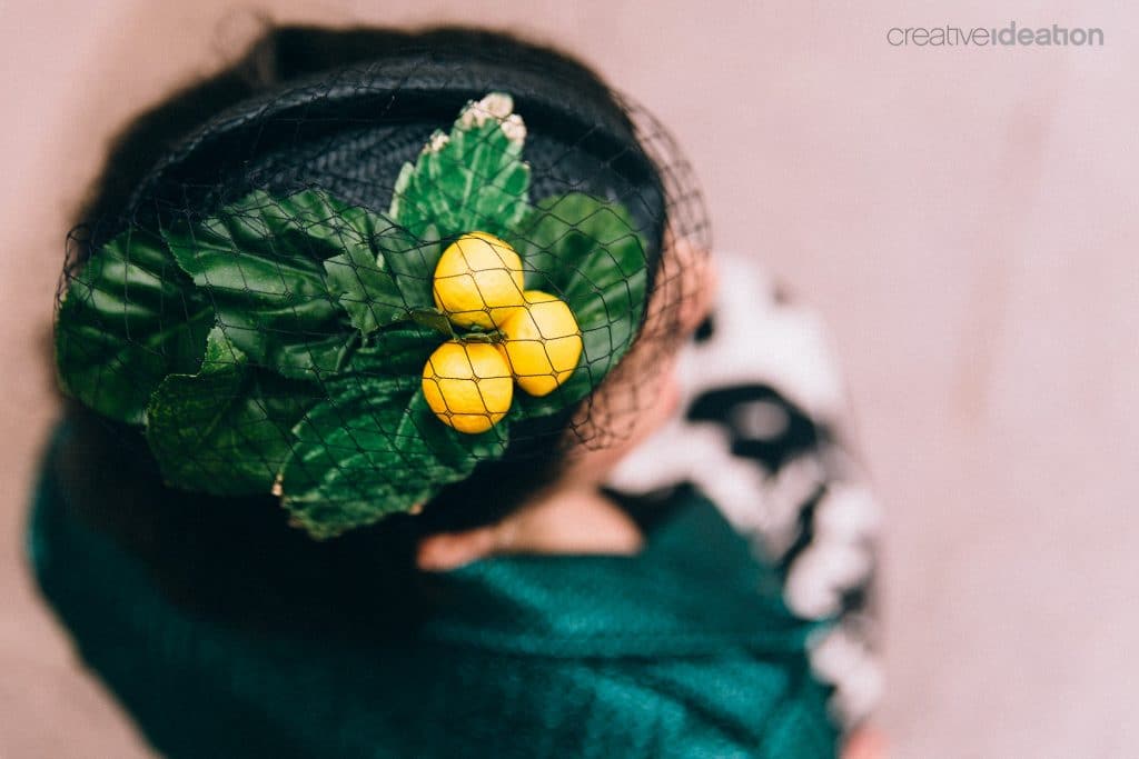 creative offbeat wedding hairpieces DC