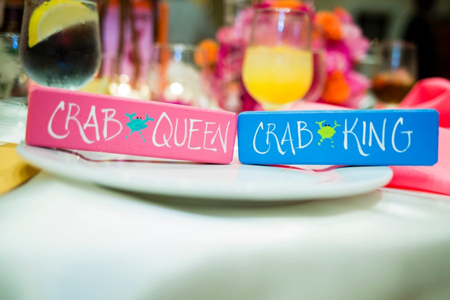 maryland themed wedding details