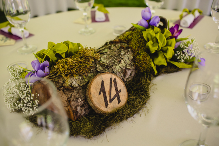hand carved wood centerpieces