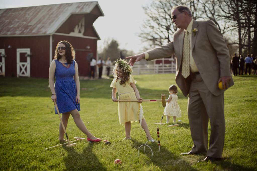 rustic casual backyard Virginia wedding