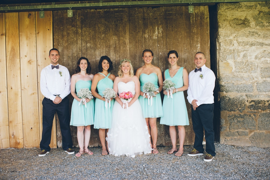 thrift store travel themed barn wedding virginia pictures (6)