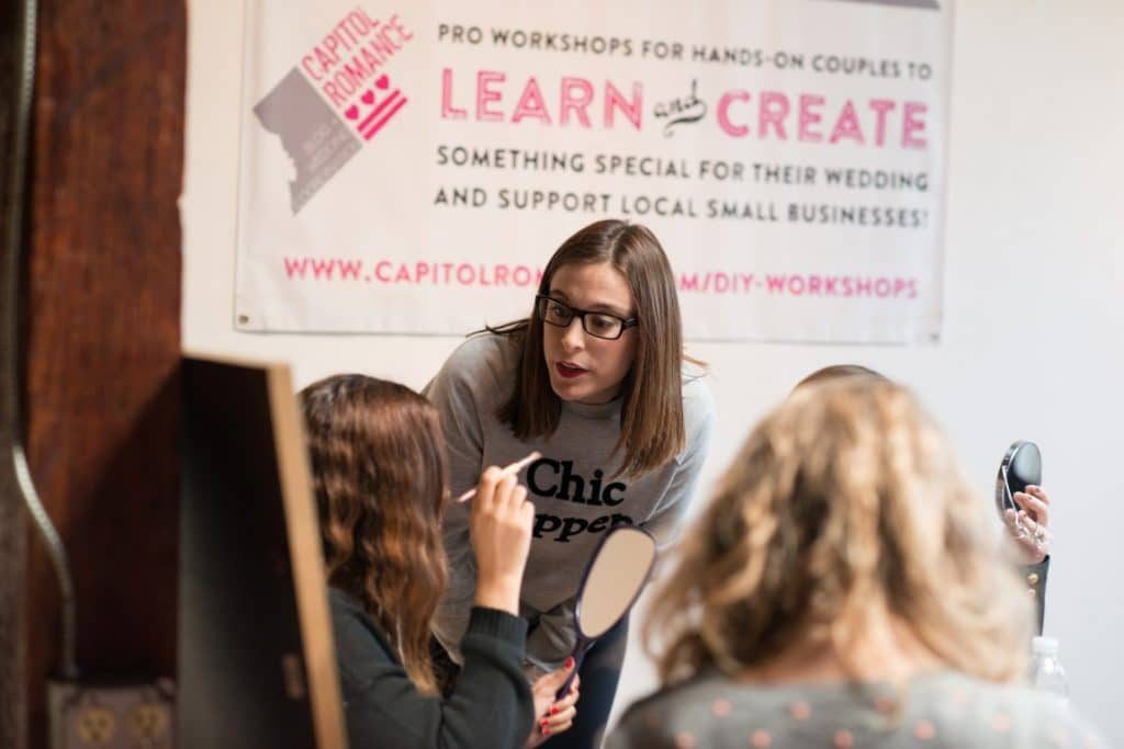 DIY Wedding Makeup Workshop Capitol Romance Workshops (28)