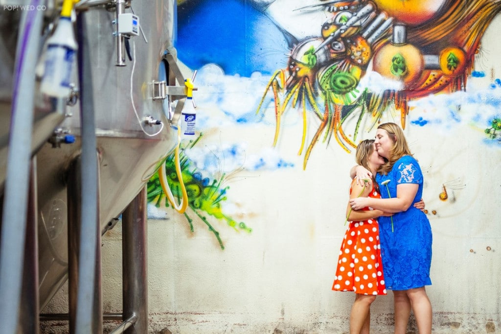 offbeat intimate washington dc wedding at brewery (10)