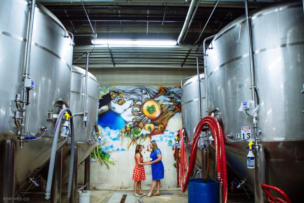 offbeat intimate washington dc wedding at brewery (22)