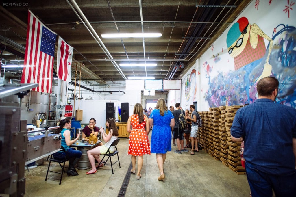 offbeat intimate washington dc wedding at brewery (24)