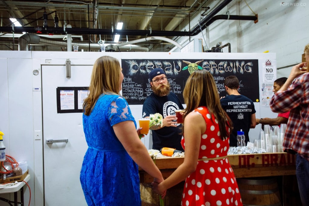 offbeat intimate washington dc wedding at brewery (26)