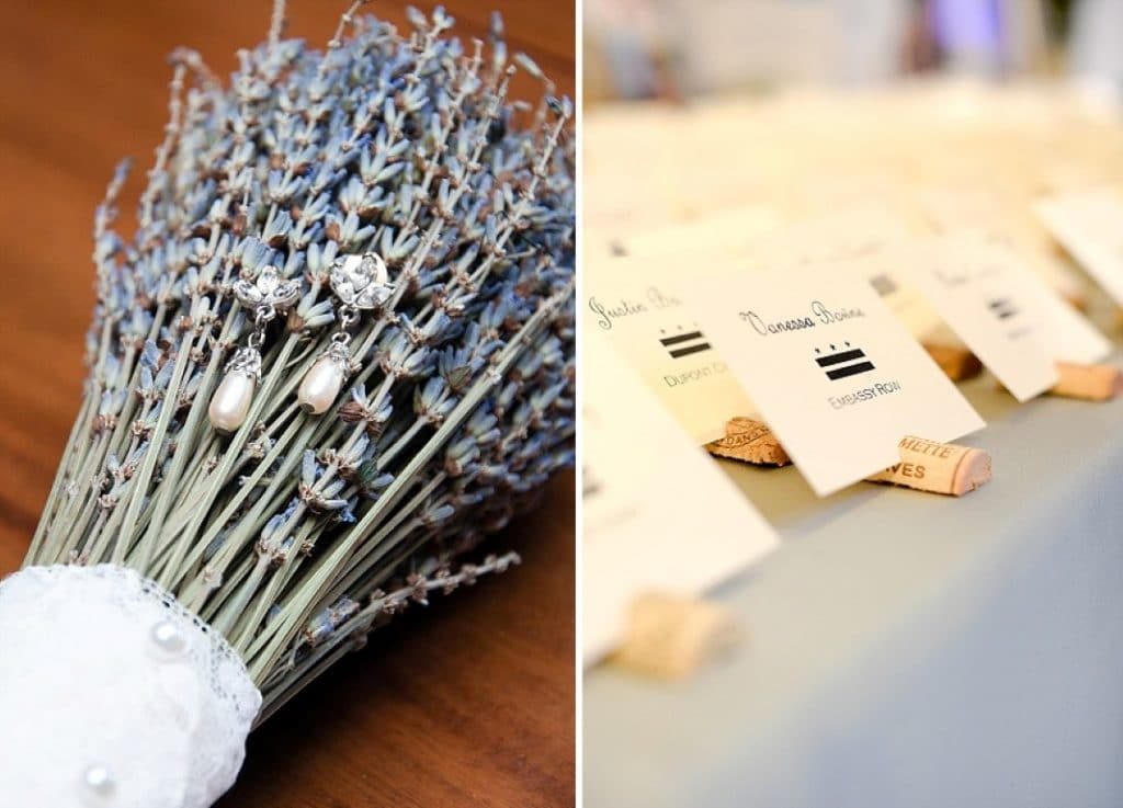 lavender and succulent late winter DC wedding Carnegie Science Institute (15)