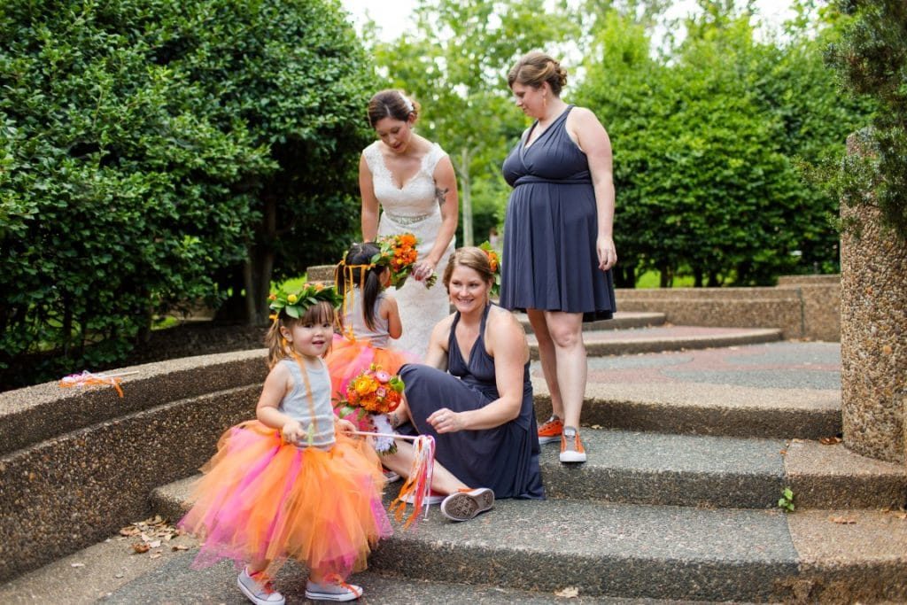 DIY Flower Girl Ribbon Crepe Paper Wands Wedding Tutorial (3)