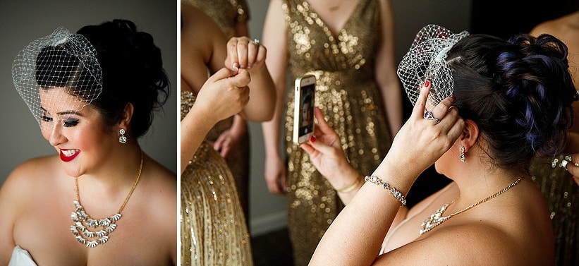 diy gold white winter harry potter themed wedding (12)