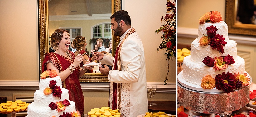 multicultural indian american virginia winery wedding fall themed winery at fine creek (9)