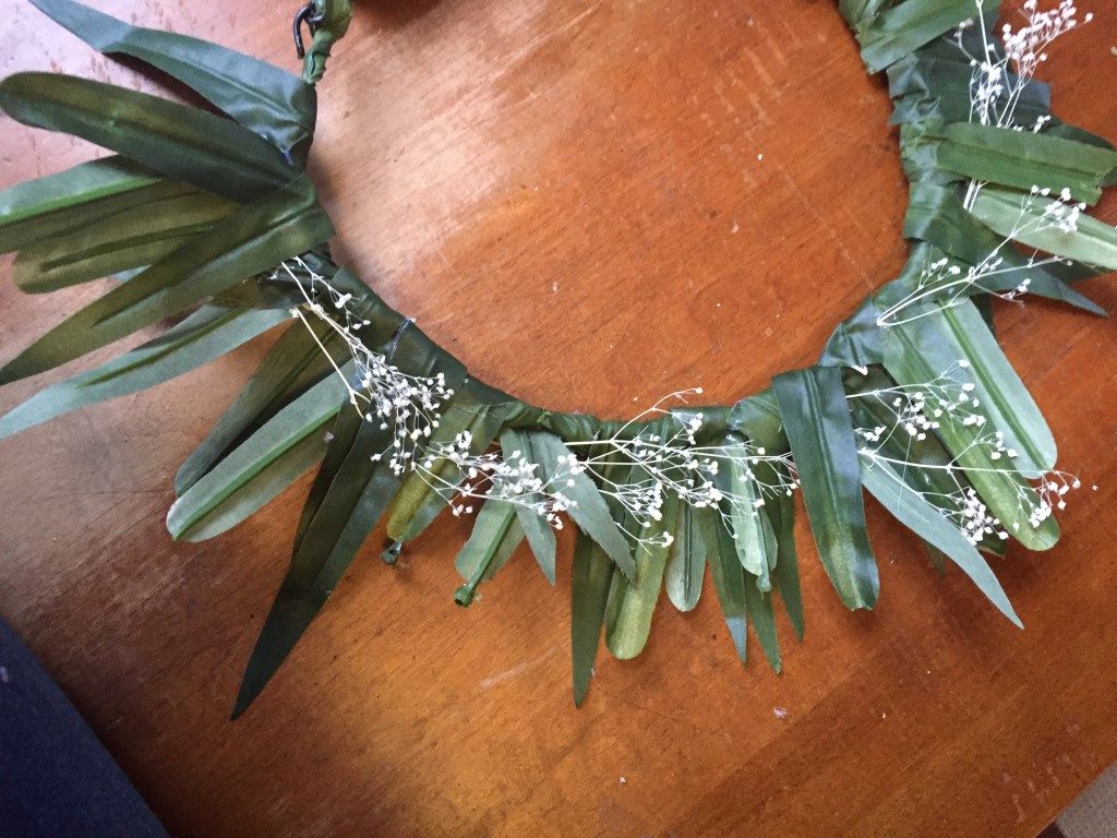 diy flower crown tutorial  (2)