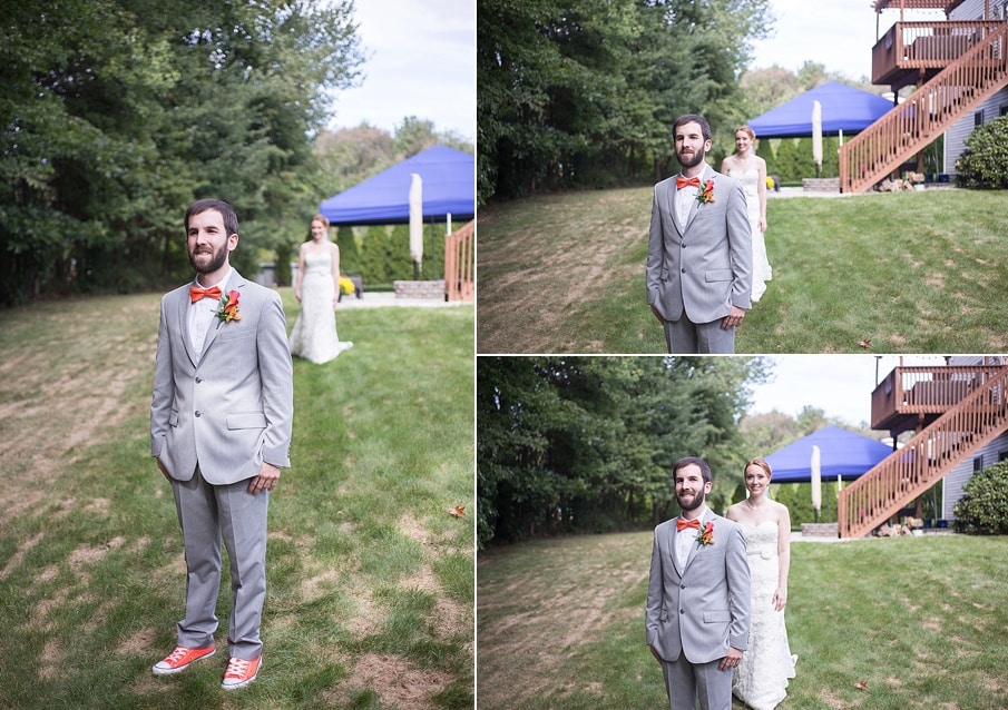 Coral Grey Mill on the River Connecticut DIY Wedding Pictures2