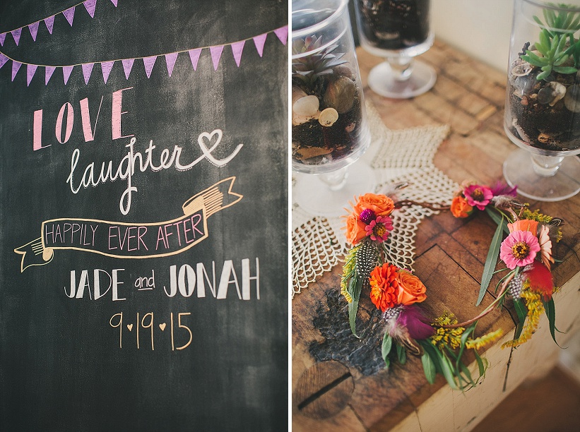 festival themed DIY rainbox colorful west virginia wedding (12)