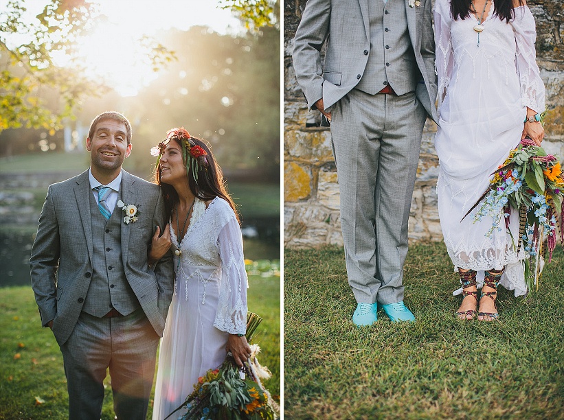 festival themed DIY rainbox colorful west virginia wedding (14)