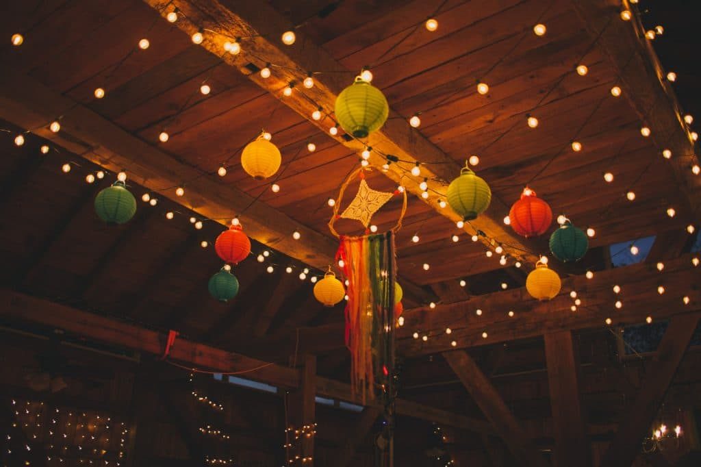 festival themed DIY rainbox colorful west virginia wedding (2)